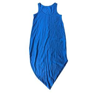 UNIVERSAL STANDARD Geneva Tank Pima Drape‎ Fluid Asymmetrical Hem Dress 2XS